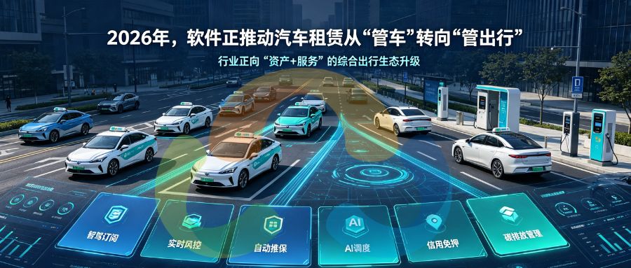 软件正在把汽车租赁从