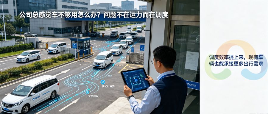 公司总感觉车不够用怎么办？问题不在运力而在调度