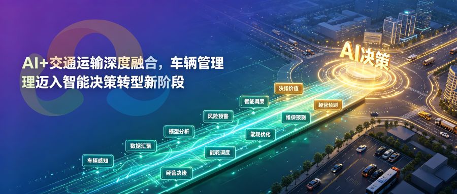 AI+交通运输深度融合，车辆管理迈入智能决策转型新阶段