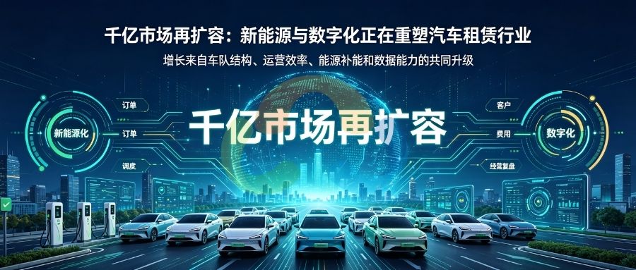 千亿市场再扩容：新能源与数字化正在重塑汽车租赁行业