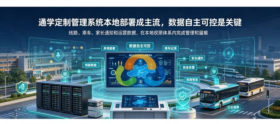 通学定制管理系统本地部署成主流，数据自主可控是关键